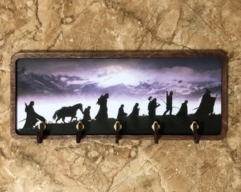 Key holder for wall / The Lord of the Rings wall key organizer / decor for home / Key hanger