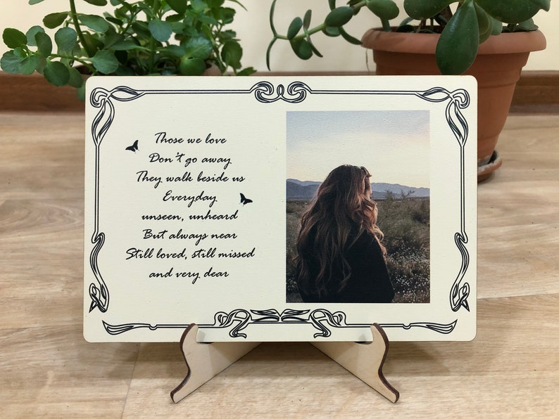 sympathy gift brother Memorial photo frame Bereavement Gift memorial gift in memory of loss of brother remembrance gift