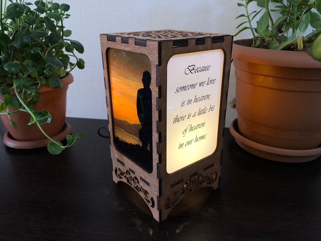 Loss of Grammy Memorial Photo Lantern Loss of Loved One Etsy