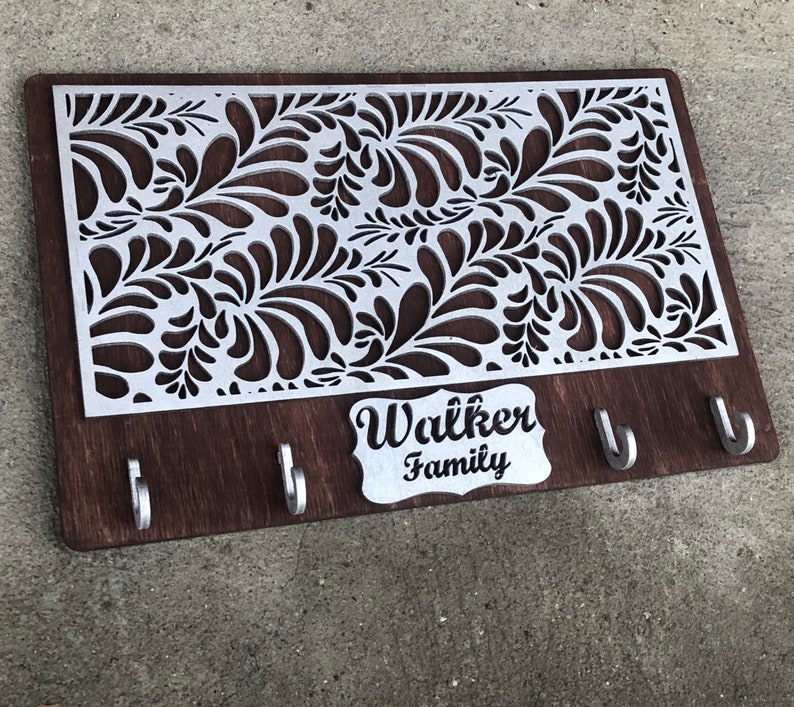 Key holder for wall. Custom key holder. Entryway key holder. Etsy