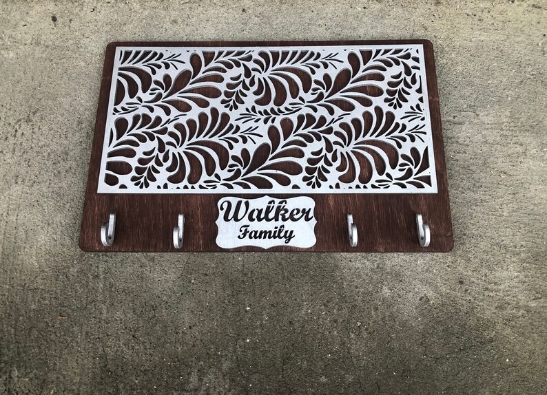 Key holder for wall. Custom key holder. Entryway key holder. Etsy