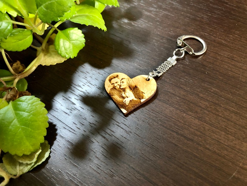 couples keychain engraved keychain heart Personalized wood keychain girl Keychain men Keychain Custom Keychain gift for girl