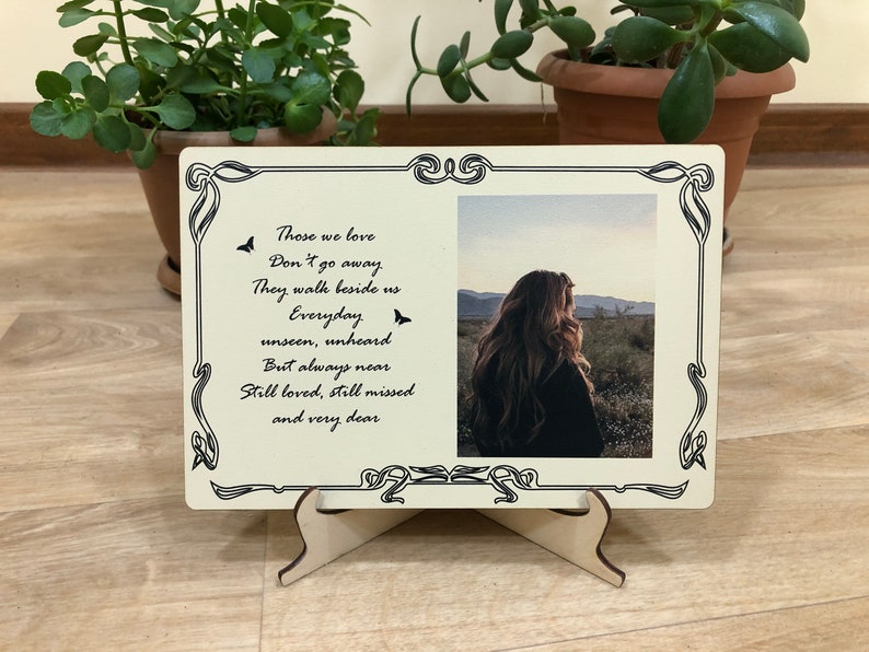 sympathy gift brother Memorial photo frame Bereavement Gift memorial gift in memory of loss of brother remembrance gift