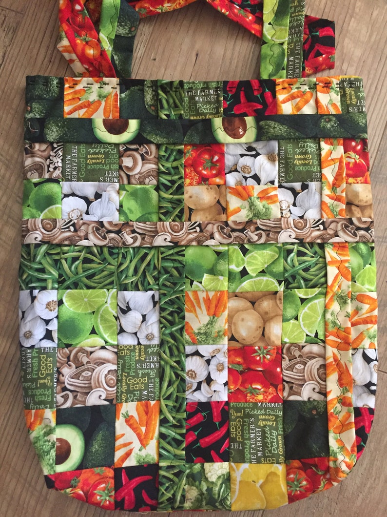 Veggie Farmer/'s Market BagTote--Large **SALE**