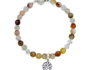 MULTICOLOUR QUARTZ  BRACELET