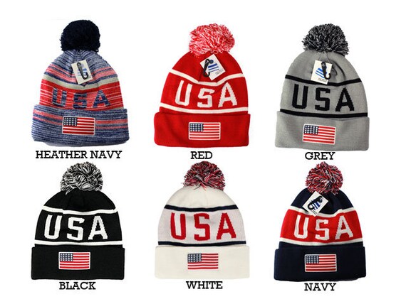 Usa knit hat Clearance