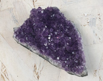 Druze Amethyst Uruguay - Flat Druze - Refill stones and bijoux // Amethyst Cluster, Deep purple crystal, druse, geode