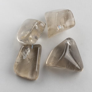 SMOKY QUARTZ Tumbled - Crystal Therapy Stones Dark and light smoky quartz - S-M size stones // Tumbled Stones Smoky quartz