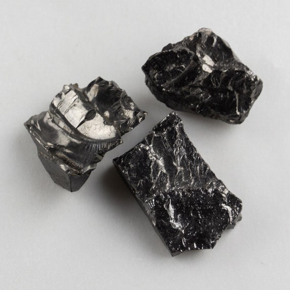 Raw Shungite Elite Shungite Type 1 Natural Raw Black Stone Raw Elite Noble  Shungite Carbon // Type 1 Natural Rough Stone 