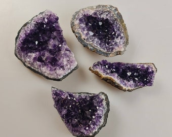 Ametista dall'Uruguay - Druse - mini Geodi // Raw Amethysts / Drusa to recharge the crystals / geode amethyst