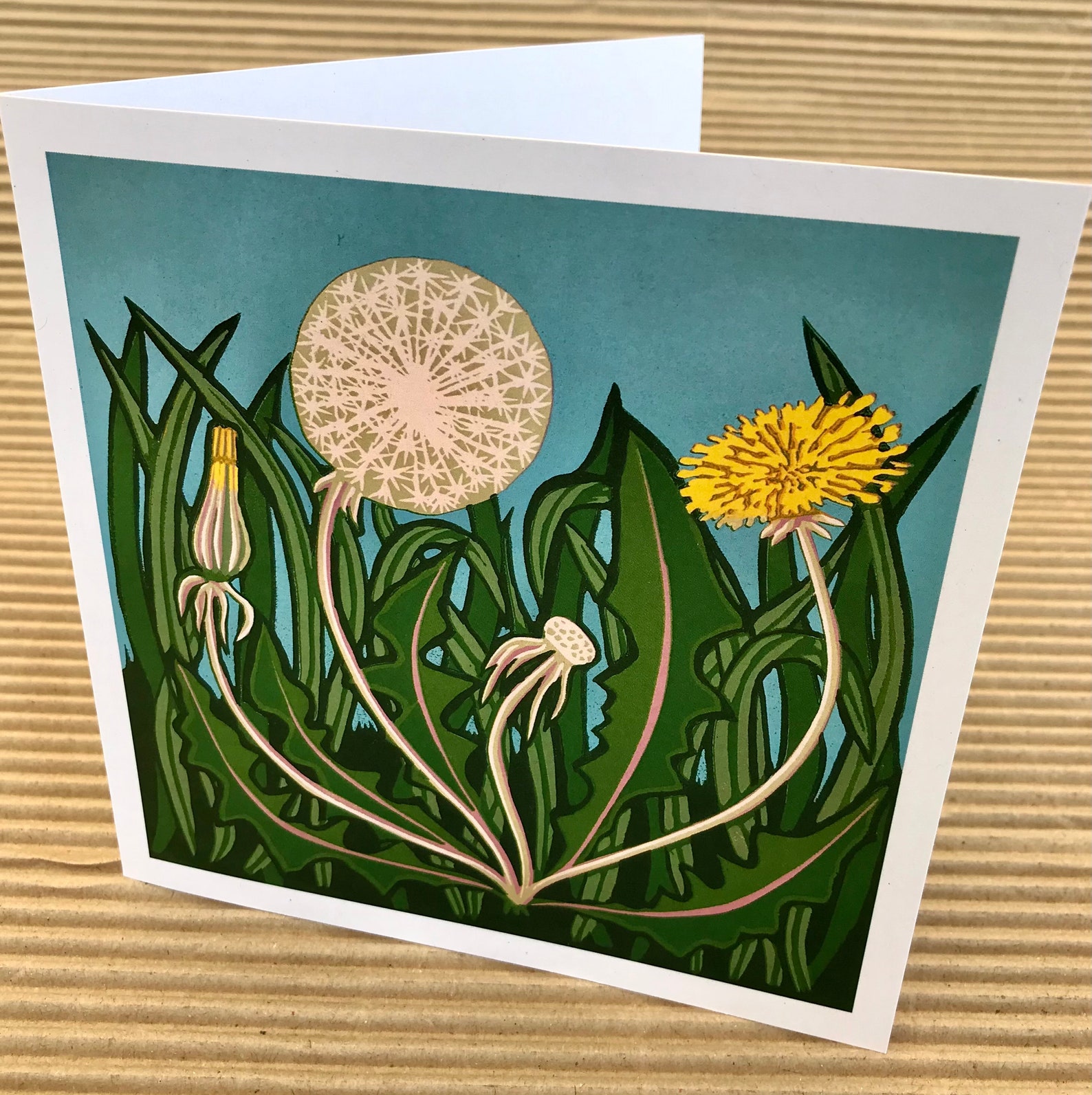 Dandelion Card Floral Greetings Card Any Occasion Card Etsy