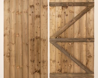 Ruby Ready Curved Featheredge Garden Gate - 1.8m H x 0.9m W