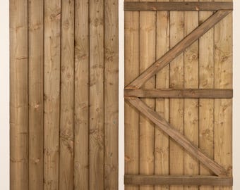 Ruby Ready Featheredge Garden Gate - 1.8m H x 0.9m W