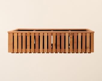 Ruby Ready Cedar Slatted Planter