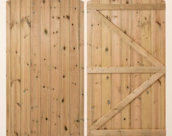 Ruby Ready Curved T&G Garden Gate - 1.8m H x 0.9m W