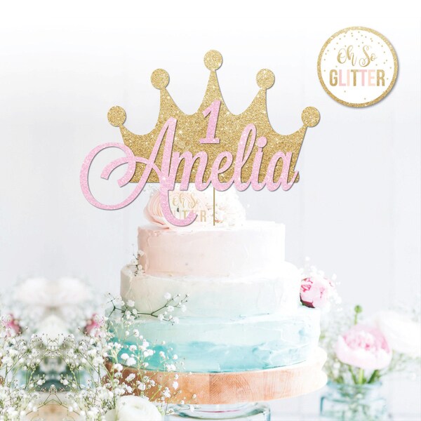 Tiara Cake Topper Etsy UK