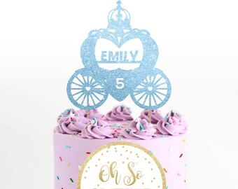 Princess Cake Topper Etsy