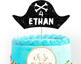 pirate cake topper etsy