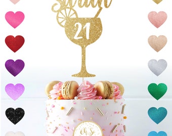 Gin Cake Topper | Etsy