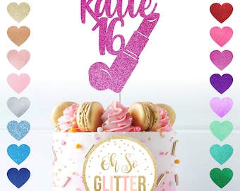 Customised cake topper, glitter custom cake topper, Lips cake topper, personalised, wedding cake topper, make up Kardashians lip stick