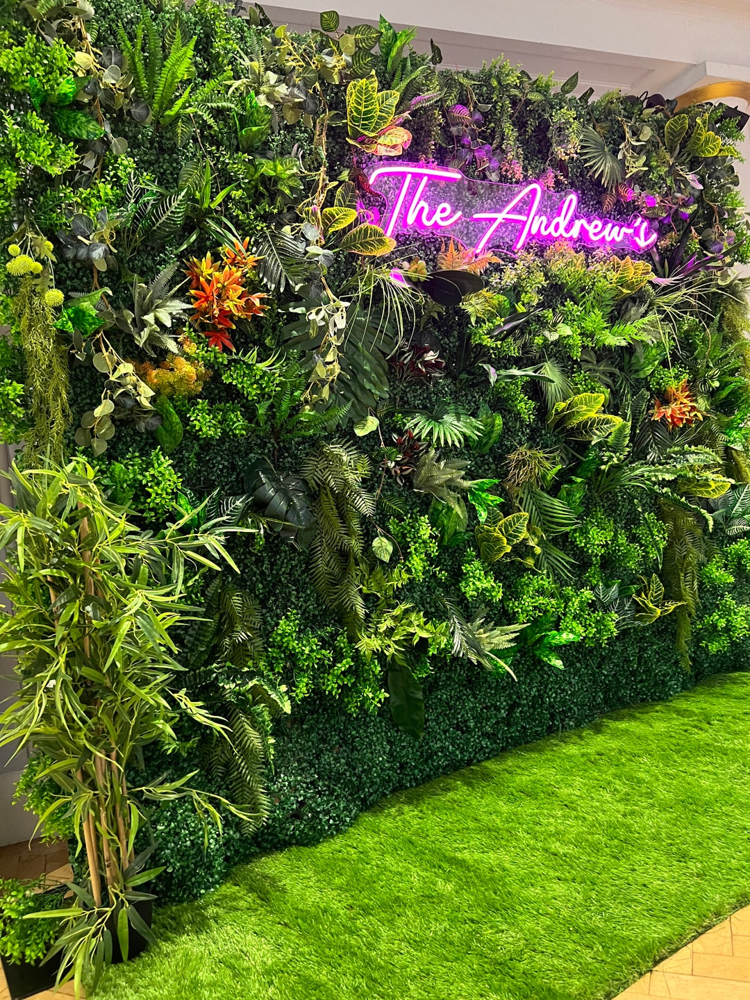 Luxury Jungle / Living Wall Backdrop FOR HIRE ONLY - Etsy