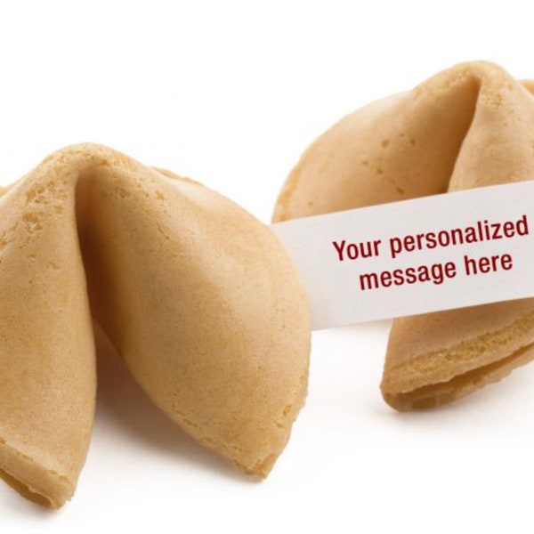 1 Custom Made Fortune Cookie