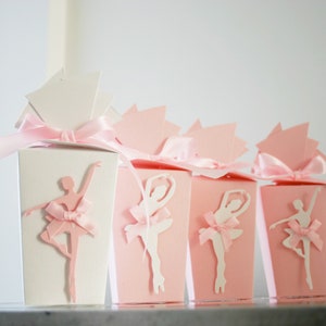 8 cajas de regalo de bailarina
