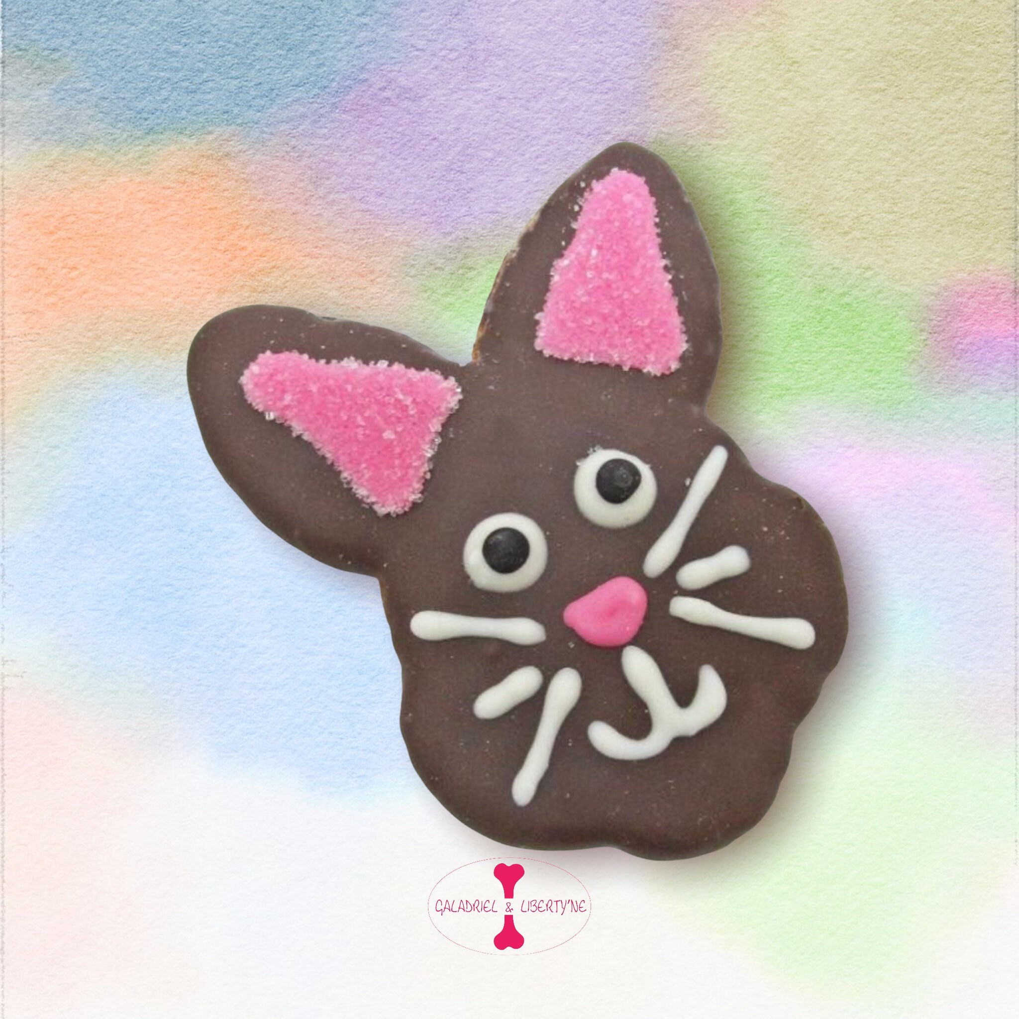 Gourmandise //Lapin Black Bunny// Gâteau Biscuit de Pâques Pour Chien