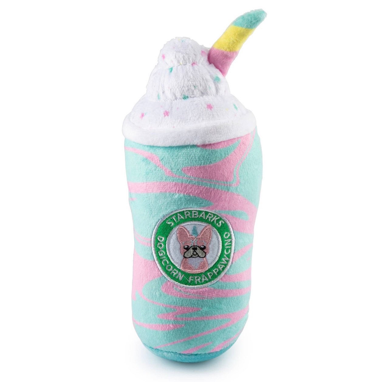 Jouet //starbarks Dogicorn Frapawccino// en Peluche Douce, Pour Chien ou Chat, avec Squeaker,
