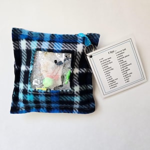 Boyish I Spy Bag, Camouflage Fleece, Quiet Activity, Seek and Find, Busy Bag