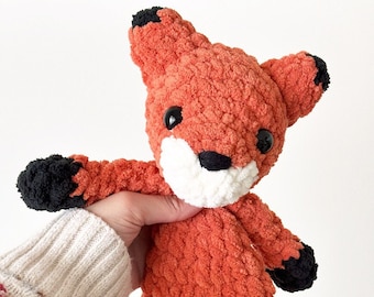 Fox Lovey  | Crochet Plushie | Blanket Yarn |  Diffuser Babies