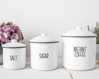 Decalcomanie canister, etichette canister, etichette jar, adesivo nome personalizzato, decalcomania della cucina, decalcomanie dell'organizzazione della cucina, adesivi da cucina personalizzati