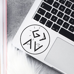 Dios es mayor que la calcomanía highs y the lows, Glitter Rose Gold God Is Greater Sticker, Christian Jesus Decal para macbook, coche, cuaderno