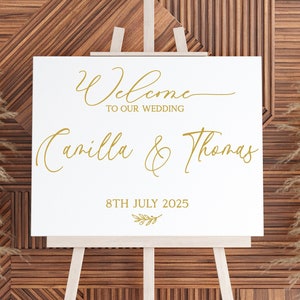 Welcome To The Wedding Mirror Vinyl Decal, Custom Welcome Wedding Sticker, Wedding Mirror Decal, DIY Mirror or Sign, Personalized DECAL ONLY