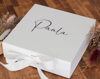 Personalized Gift Box, Bridesmaid Proposal Box, Wedding Gift Box, Birthday Gift Box, Keepsake Box Personalized, Bridesmaid Gift Box