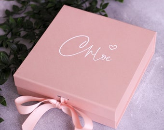 Personalized Gift Box, Bridesmaid Proposal Box, Wedding Gift Box, Birthday Gift Box, Keepsake Box Personalized, Bridesmaid Gift Box
