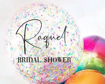 Personalised Balloon Decal, Balloon Label, Custom Vinyl Decal, Birthday Balloon Decal, Party Balloon Sticker,Bridal Shower decal, DECAL ONLY