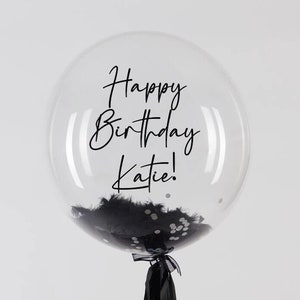 Personalisierte Ballon-Aufkleber, Ballon-Etikett, benutzerdefinierte Vinyl-Aufkleber, Geburtstags-Ballon-Aufkleber, Party-Ballon-Aufkleber