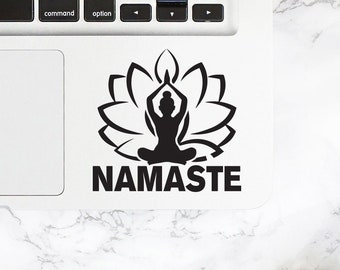 NAMASTE decal, Lotus decal, Om Yoga decal, Om Yoga sticker for macbook, laptop, car, notebook, tablet