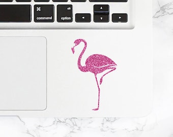 Naklejka GLITTER Flamingo, naklejka Flamingo na macbooka, laptopa, samochód, iPada, iPhone'a, notebooka, tablet