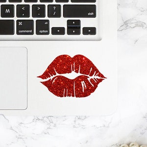 Lippen sticker, Lippen sticker voor macbook, laptop, auto, notebook, tablet