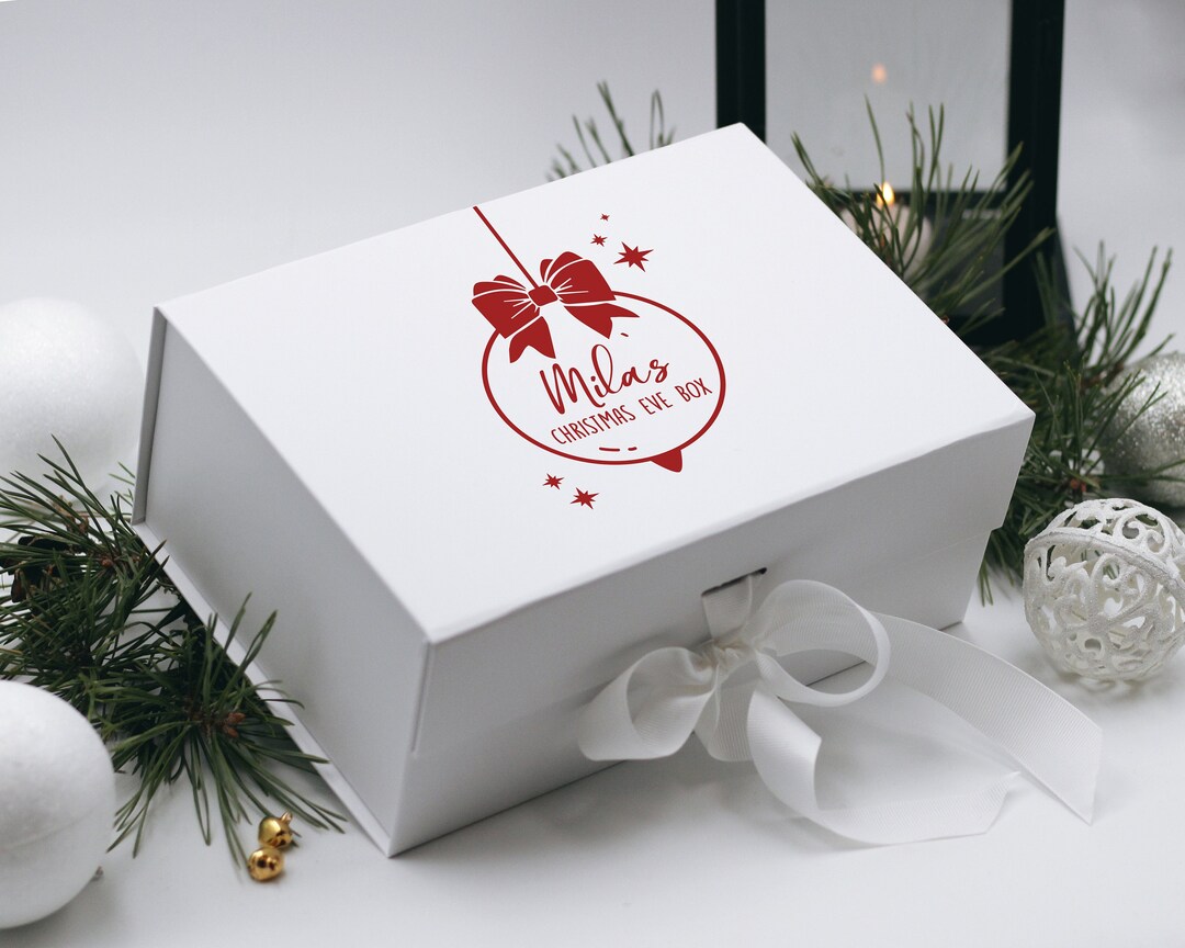 Personalized Christmas Eve Box, Custom Gift Box, Merry