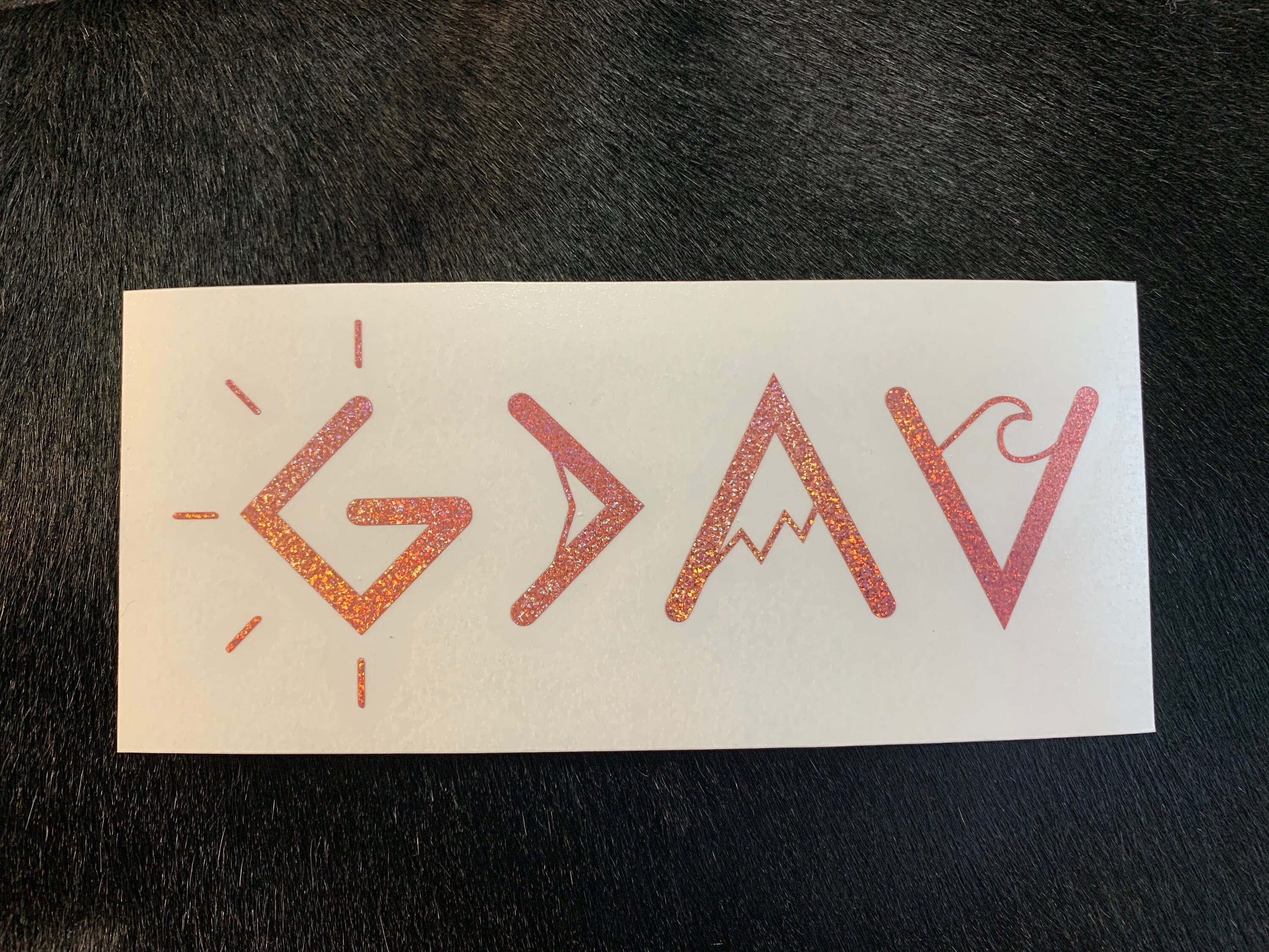 God Is Greater Than The Highs and The Lows Decal, Glitter Rose Gold God Is Greater Sticker, Christian Jesus Decal for macbook, car, notebook
