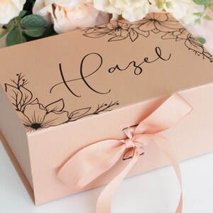 Personalized Gift Box, Bridesmaid Proposal Box, Wedding Gift Box, Birthday Gift Box, Keepsake Box Personalized, Bridesmaid Gift Box