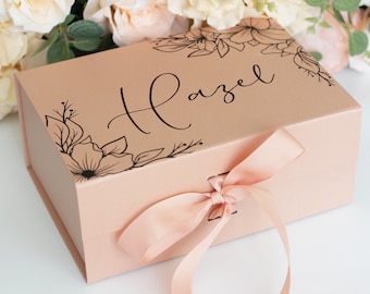 Personalized Gift Box, Bridesmaid Proposal Box, Wedding Gift Box, Birthday Gift Box, Keepsake Box Personalized, Bridesmaid Gift Box
