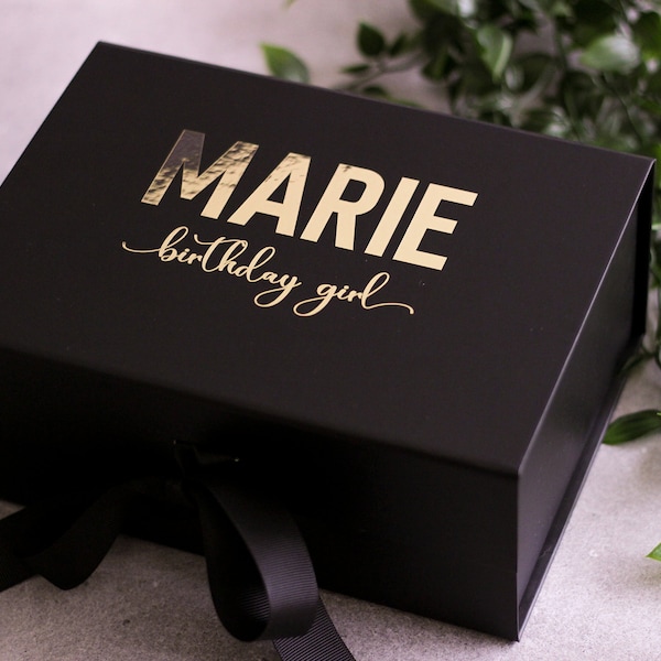 Personalized Gift Box, Bridesmaid Proposal Box, Wedding Gift Box, Birthday Gift Box, Keepsake Box Personalized, Bridesmaid Gift Box