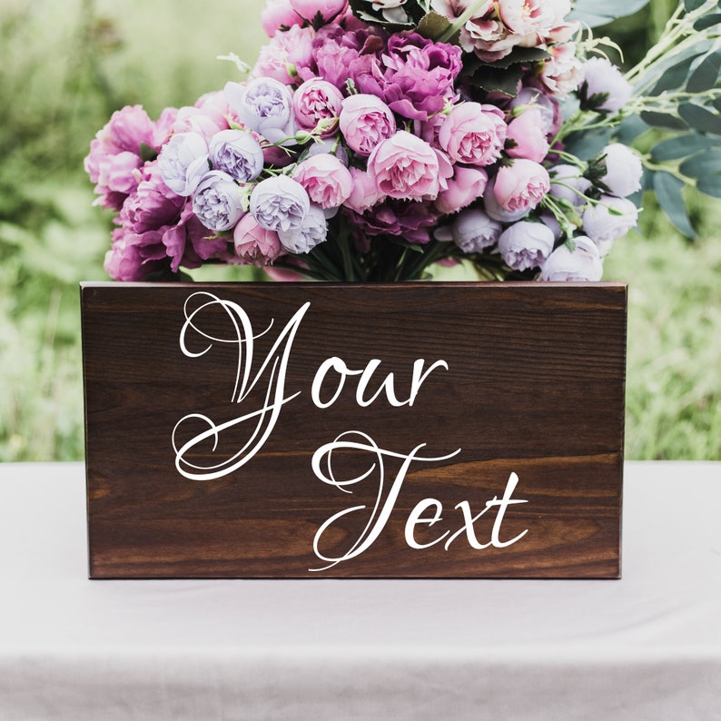 Custom Wedding Decal Guest Book Decal Rose Gold Foil Cards Etsy