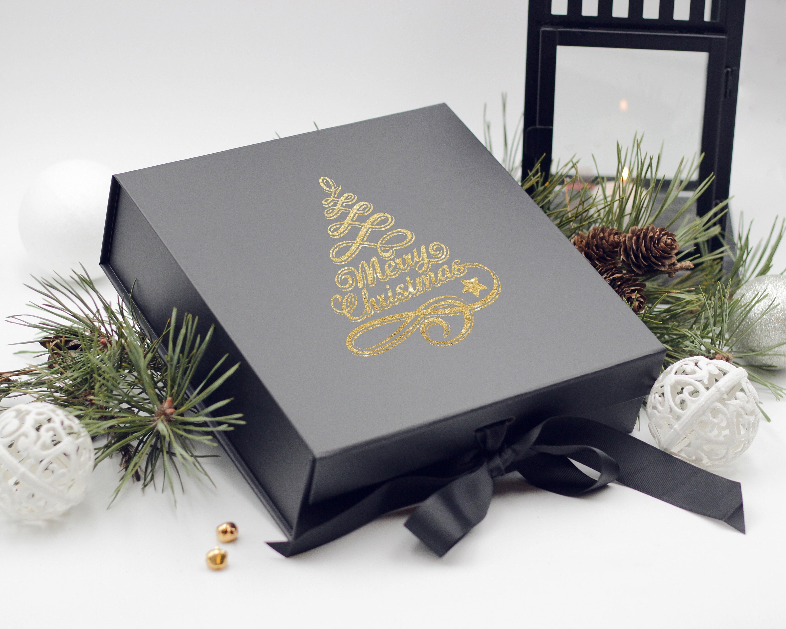 Christmas Gift Box, Merry Christmas Gift Box, Christmas Present Box, Xmas  Gift Box, Christmas Eve Box, Christmas Tree Gift Box - Etsy, image size:3000x2400