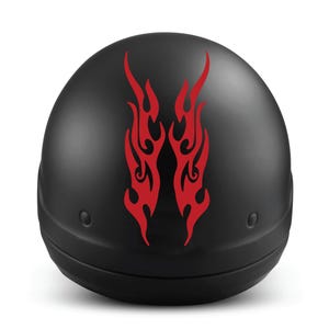 Motorcycle Helmet Flames Decal, Motorbike Flames Sticker, Car Sticker, Motorbike Vinyl Decal