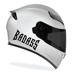 Custom Name Motorcycle Helmet Decal, Custom Helmet Waterproof Sticker, Personalized Helmet Username Tag Vinyl Decal, Bike Helmet Sticker